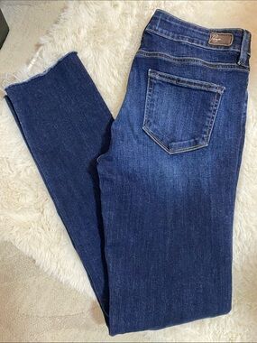 PAIGE Indigo Skinny Jeans with Subtle Fade